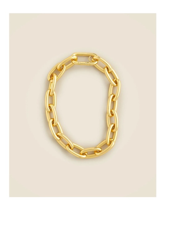 J. Crew Jewelry - J. Crew chunky oversized gold statement necklace